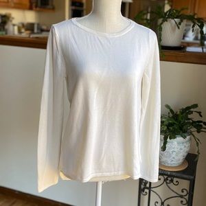 Ann Taylor cream wool tunic sweater